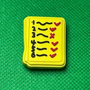 🌼 (5/$10 or 10/$15) NEW “I LOVE School” Croc Charm Collection Homework